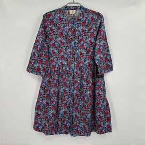 Tuckernuck Floral Print Dress with 3/4 Sleeves - Brand new, all tags attached